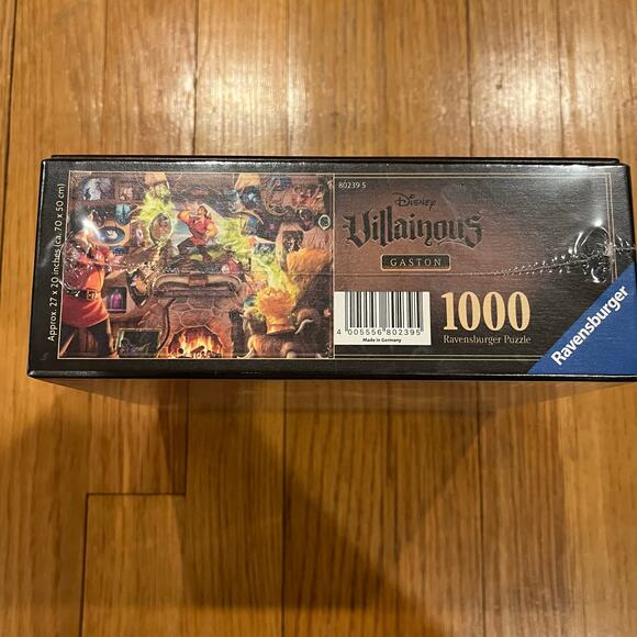Ravensburger Disney Villainous Gaston Jigsaw Puzzle Brown 1000 Piece - Picture 6 of 6